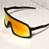 Kép 11/13 - DYESWAP 601 Gradient Narancs Signature polarizált sport napszemüveg fekete kerettel, gradient narancssárga lencsével Category 3 UV400 védő lencsével, a 2024-es kollekció részeként 6