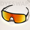 Kép 9/13 - DYESWAP 601 Gradient Narancs Signature polarizált sport napszemüveg fekete kerettel, gradient narancssárga lencsével Category 3 UV400 védő lencsével, a 2024-es kollekció részeként 4