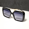 Kép 4/11 - DYESWAP 607 Ombre elegáns női divat napszemüveg fekete geometriai kerettel, ombre színátmenetes lencsével és finom fém szárakkal, kiváló UV400 védelemmel és Category 2 szűrőkategóriával2