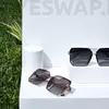 Kép 17/18 - DYESWAP 617 sand ombre polarizált ultrakönnyű napszemüveg nőknek9