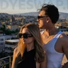 Kép 9/10 - DYESWAP 636 fekete unisex napszemüveg, klasszikus stílus modernizált verziójával, fekete szárral és fekete lencsével