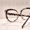 Kép 2/7 - DYESWAP 644 ocelot cat eye kékfény szűrő szemüveg
