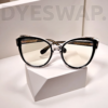 Kép 3/7 - DYESWAP 644 fekete cat eye kékfény szűrő szemüveg2