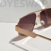Kép 4/8 - DYESWAP 803 barna unisex napszemüveg UV400