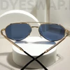 Kép 4/9 - DYESWAP 806 kék unisex aviator napszemüveg UV400
