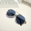 Kép 3/9 - DYESWAP 806 kék unisex aviator napszemüveg UV400