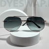 Kép 8/8 - DYESWAP 806 zöld ombre unisex aviator napszemüveg UV400