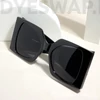 Kép 7/10 - DYESWAP 807 fekete női napszemüveg UV400