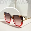 Kép 2/8 - DYESWAP 814 tortoise oversize cat eye női napszemüveg UV400