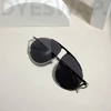 Kép 4/11 - DYESWAP 819 fekete aviator női oversize napszemüveg UV400