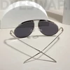 Kép 8/11 - DYESWAP 819 fekete aviator női oversize napszemüveg UV400