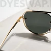 Kép 3/9 - DYESWAP 821 zöld unisex oversize aviator napszemüveg UV400