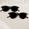Kép 8/8 - DYESWAP 715 napszemüveg teknőcmintás szárakkal és olívás árnyalatú kerettel
