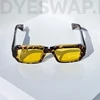 Kép 6/16 - DYESWAP napszemüveg prémium acetate keretben sárga lencsével
