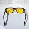 Kép 8/16 - DYESWAP napszemüveg prémium acetate keretben sárga lencsével
