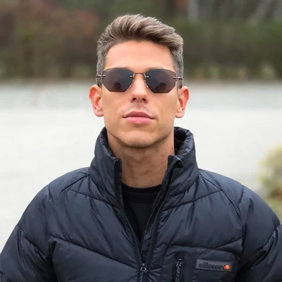 DYESWAP 801 barna unisex napszemüveg 