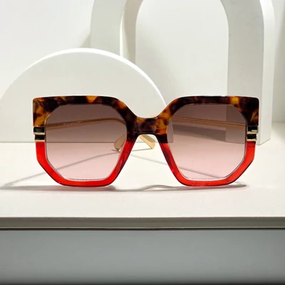 DYESWAP 814 tortoise oversize cat eye női 