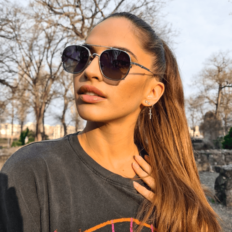 polarizalt ombre clip on napszemuveg