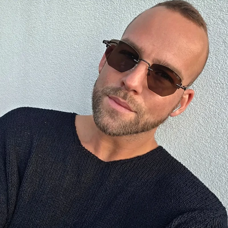 DYESWAP 801 barna unisex napszemüveg UV400