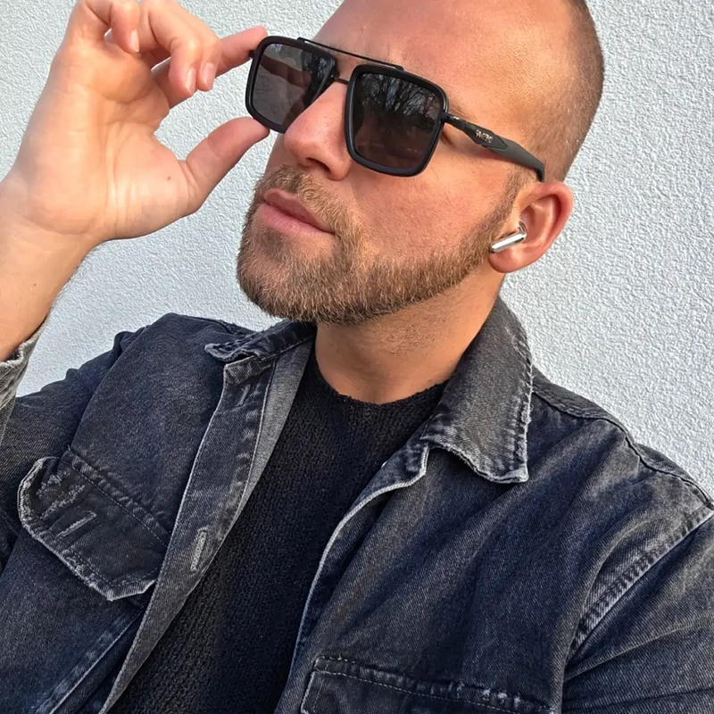 DYESWAP 805 fekete unisex napszemüveg UV400