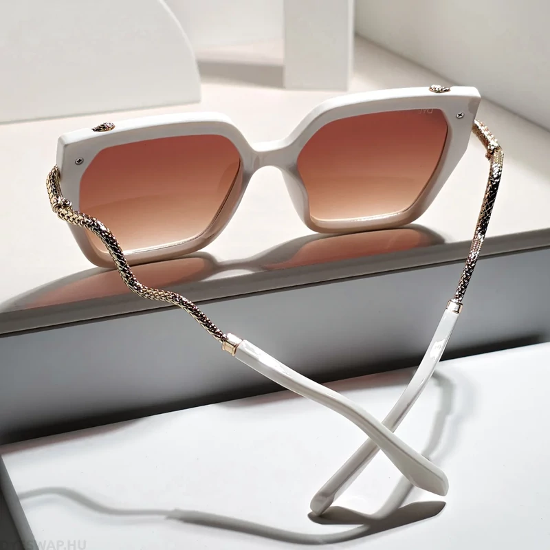 DYESWAP 808 bézs cat eye női napszemüveg UV400