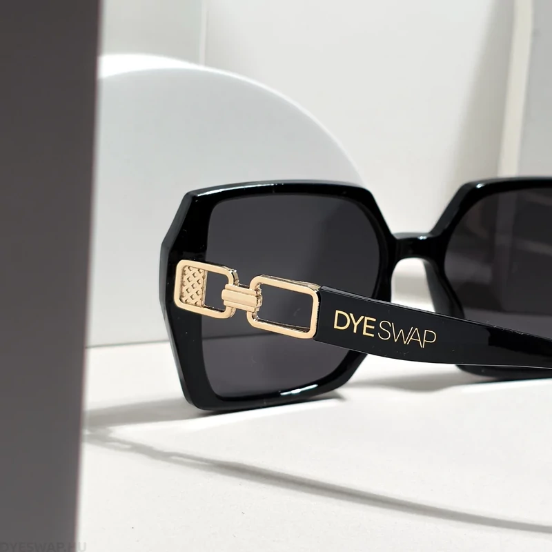 DYESWAP 809 fekete női napszemüveg UV400