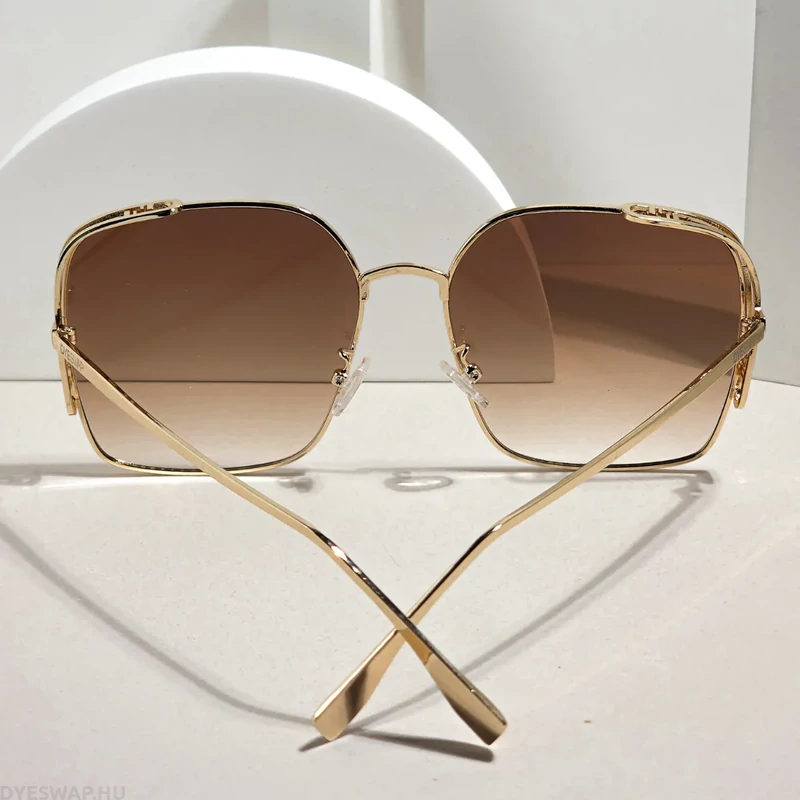 DYESWAP 818 barna női oversize napszemüveg UV400