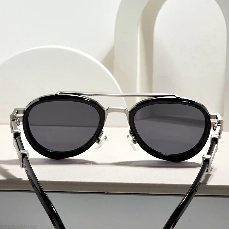  DYESWAP 820 fekete steampunk unisex napszemüveg UV400