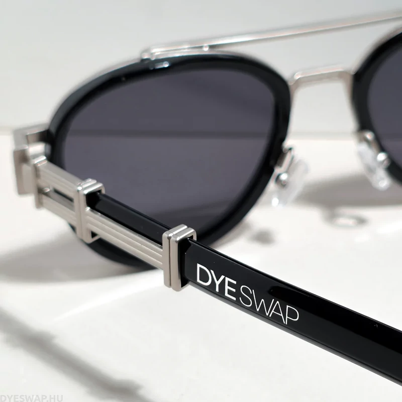  DYESWAP 820 fekete steampunk unisex napszemüveg UV400
