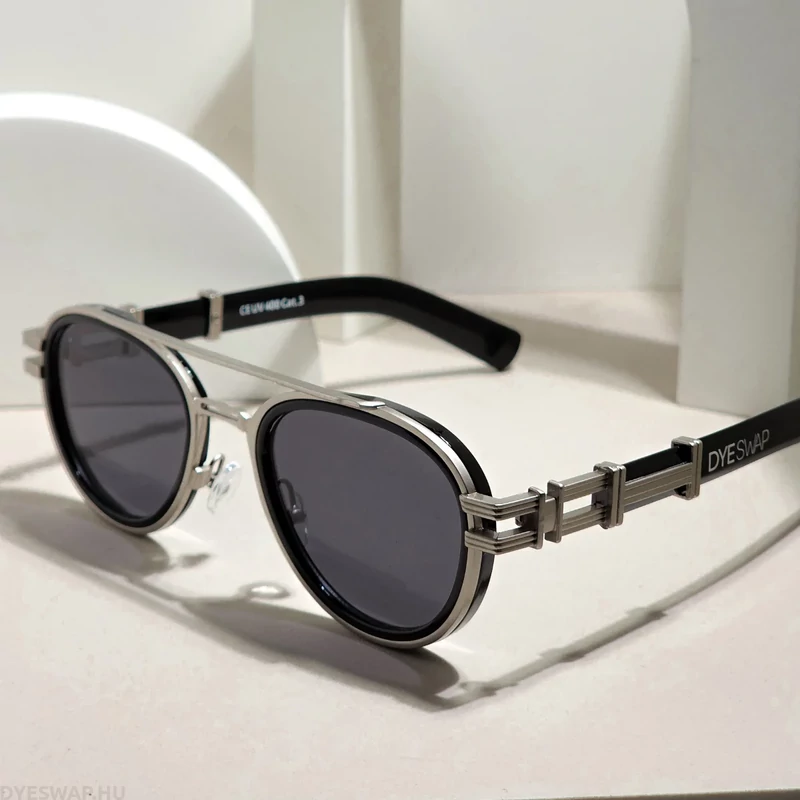  DYESWAP 820 fekete steampunk unisex napszemüveg UV400