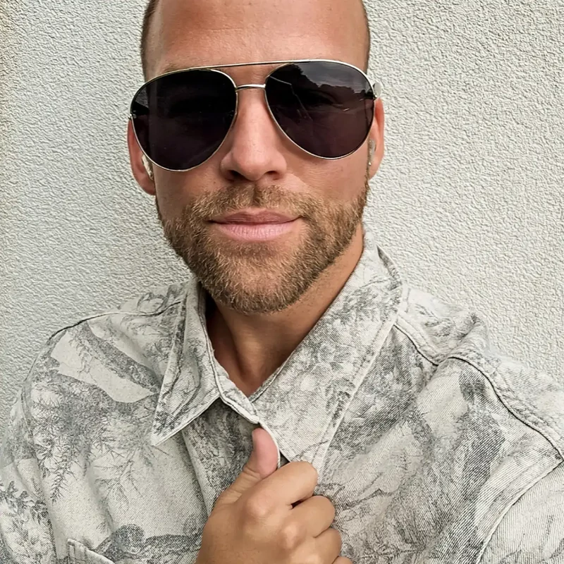 DYESWAP 721 fekete aviator napszemüveg ezüst kerettel – unisex prémium napszemüveg 2025