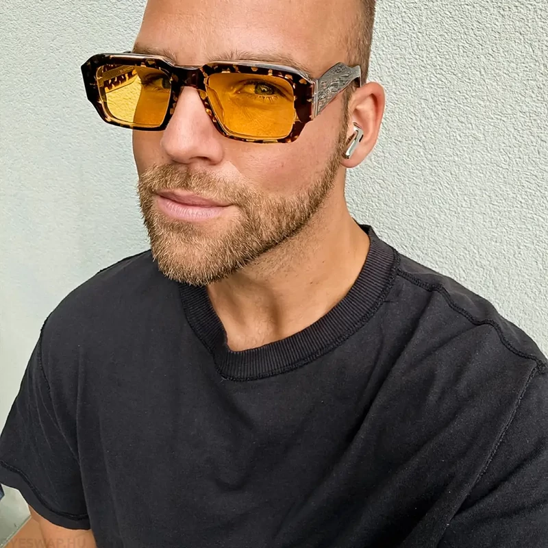 DYESWAP napszemüveg prémium acetate keretben sárga lencsével