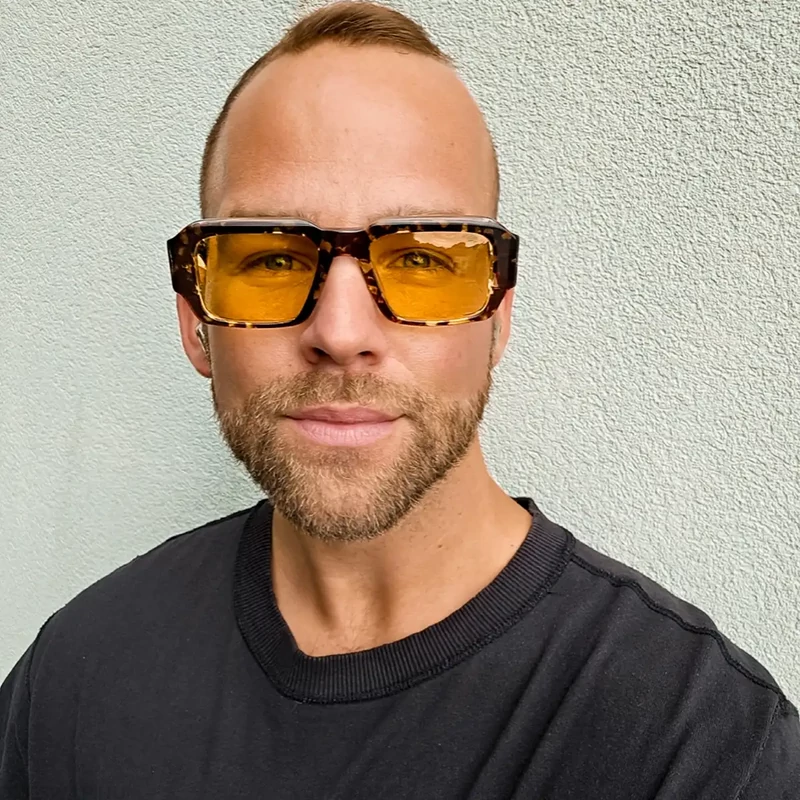 DYESWAP napszemüveg prémium acetate keretben sárga lencsével