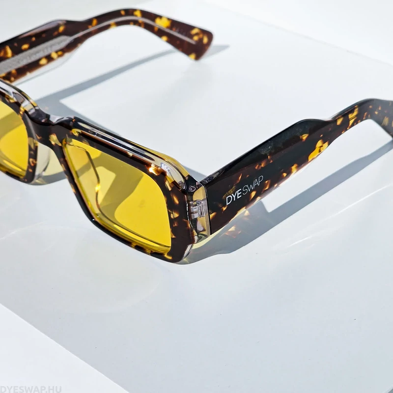 DYESWAP napszemüveg prémium acetate keretben sárga lencsével